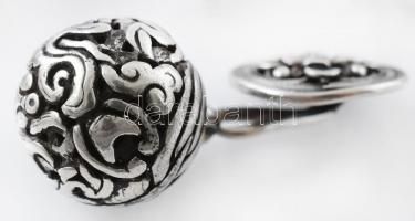 Ezüst(Ag) tibeti ruhadísz, 16 db, jelzés nélkül, nettó: 129 g