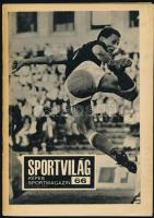 1966 Sportvilág, képes sportmagazin, számos fekete-fehér fotóval illusztrálva, 128 p.