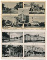 Hegyeshalom - 2 db RÉGI város képeslap / 2 pre-1945 town-view postcards