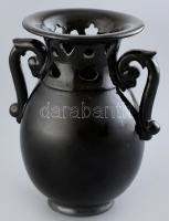 Badár Balázs, ifj. (1896-1972): Mázas kerámia váza. Jelzett, apró kopások, m: 18 cm