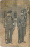 Csendőrök egyenruhában / Hungarian military, gendarme officers in uniform. photo (Rb)