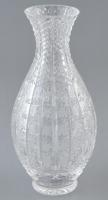 Ólomkristály váza, hibátlan, m:21cm