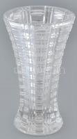 Art Deco ólomkristály váza, hibátlan, m:21cm
