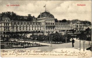 1908 Budapest II. Szt. Lukács fürdő. Divald Károly 2021-1908. (EK)