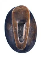 ~1940-1945. "Könnyű - Üteg" ismertelen tábori tüzérosztály ütegjelvénye, zománcozott bronz...