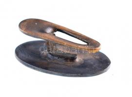 ~1940-1945. "Könnyű - Üteg" ismertelen tábori tüzérosztály ütegjelvénye, zománcozott bronz...