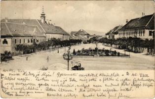 1904 Vác, Piac tér. Divald Károly 595. (EK)