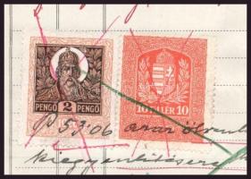 1932 Siófok, Magyar Kir. Lőporáruda Osváld István Siófok fejléces számla