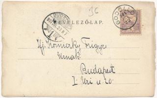 1901 Gödöllő, Erzsébet királyné szobor (Sissi). Róna József szoborműve (EB)