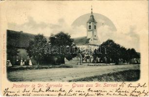 1900 Drávaszarvas, Sarvas (Eszék, Osijek); templom / church