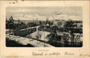 1900 München, Munich; general view, bridge (EK)
