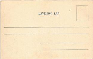 1906 Budapest XI. Gellérthegy, Citadella, rakpart, hajóállomás, gőzhajók. Divald Károly 55. sz