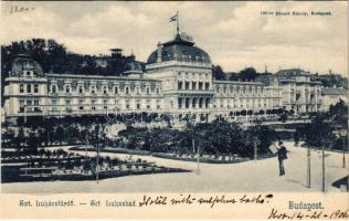 1906 Budapest II. Szent Lukács fürdő. Divald Károly 190. sz. (EK)