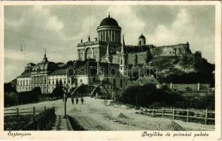 1930 Esztergom, Bazilika és prímási palota, híd
