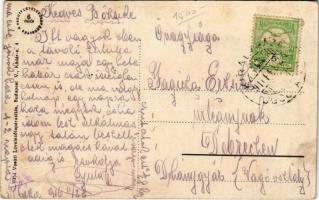 1916 Királyháza, Korolevo, Královo nad Tisou; Fő utca, vár. Vasúti levelezőlapárusítás 9354. / main ...