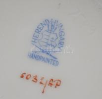 Herendi Apponyi mintás bonbonnierre Kézzel festett, jelzett, hibátlan, de a fedő nem illeszkedik d: ...