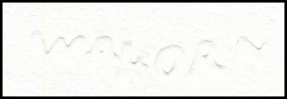 Wahorn András (1953-): Jutka táncol. Computer print, dombornyomás, merített papír, jelzett, számozot...