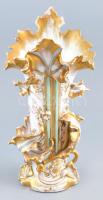 Pirkenhammer, Bohemia, Christian Fischer, porcelán váza, kopott, jelzett, 1846-57 körül. M:34cm