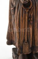 Holland faragott fa figura, kopásnyomokkal, jelzés nélkül, m:50cm