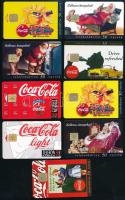1994-1997 MATÁV Coca Cola telefonkártya 9 db, jó állapotban