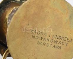 Mid-Century Figurative Art by Andrzej Nowakowscy (1938 - 2008): Egér / Mysz, névjegy tartó, örvösműv...