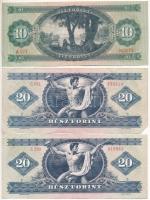 1962. 10Ft (2x) + 1969. 10Ft (2x) + 1980. 20Ft (2x) T:III