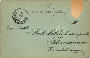 ~1898 (Vorläufer)Temesvár, Timisoara; Losonczy tér este / square at night (Rb)