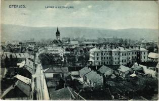 1913 Eperjes, Presov; Látkép a víztoronyból. Divald Károly fia / view from the water tower (EK)