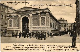 1904 Fiume, Rijeka; Mercati / Vásárcsarnok. Divald Károly 548. / market hall (EK)