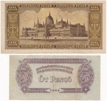 1930. 100P + 1944. 5P + 1944. 10P (2x) + 1946. 10.000P + 1946. 100.000.000P + 1946. 10.000MP T:III k...