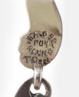 Ezüst(Ag) zománcozott karkötő, jelzett, h: 17 cm, bruttó: 15,7 g