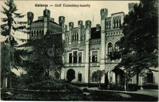 1914 Galánta, Gróf Eszterházy kastély. Adamkó Béla kiadása / castle