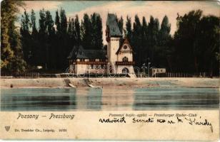 1904 Pozsony, Pressburg, Bratislava; Hajós egylet / Ruder Klub / rowing club