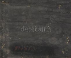 Stéhlik Lajos (1907-1997): Jézus. Olaj, vászon, jelzett. Feltekerve. Kissé sérült. 73x62 cm