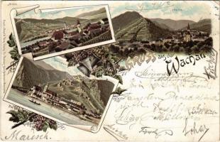 1897 (Vorläufer) Wachau, Spitz, Rossatz, Dürnstein. Regel & Krug Art Nouveau, floral, litho (EK)