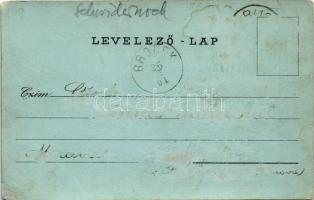 1901 Poroszka, Pruszka, Pruské; Ferenc-rendi zárda, Kápolna, Fő tér, templom, Oroszlánkő, Üvegház. /...