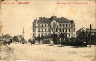 Budapest II. Újlak, Zsigmond tér, Műgyűjtők Háza, Epstein Jakab üzlete (szakadások / tears)