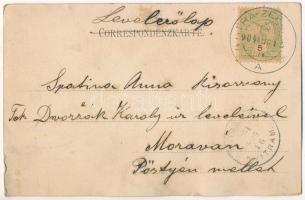 1904 Nyitraszerdahely, Nyitra-Zerdahely, Nitrianska Streda; Zerdahelyi kastély / castle (r)