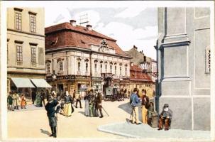 Budapest V. Grassalkovich-palota a volt Hatvani utcában. Lebont. 1887. Műemlékek Országos Bizottsága III. sorozat s: Dörre T.