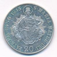 1843B 20kr Ag "V. Ferdinánd" T:2 patina
Hungary 1843B 20 Kreuzer Ag "Ferdinand V&quo...