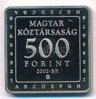 2002. 500Ft Cu-Ni "Kempelen Farkas Sakkautomatája" kapszulában T:PP Adamo EM181