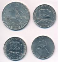 1980-1982. 100Ft Cu-Ni (4x, ebből 3xklf) emlékkiadások T:BU