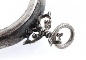 Ezüst (Ag) Függős képkeret, jelzett, 4,5x4cm, nettó:36,4