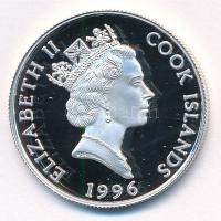 Cook-szigetek 1996. 2$ Ag "Olympic Nemzeti Park" T:PP kis fo. Cook Islands 1996. 2 Dollars...