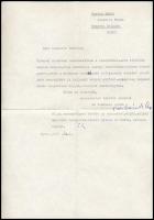 1977 Páskándi Géza (1933-1995) író géppel írt, saját kézzel aláírt levele Marton Endre, a Nemzeti Sz...