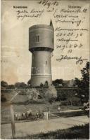 1913 Komárom, Komárno; Víztorony, teniszpálya. L.H. Pannonia / water tower, tennis court (fl)