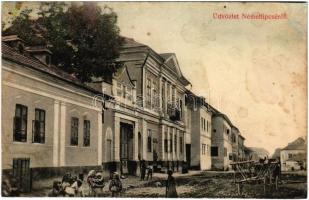 1912 Németlipcse, Deutschliptsch, Nemecká Lupca, Partizánska Lupca; Fő utca. Pohorelly János kiadása / main street (r)