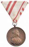 1938. Felvidéki Emlékérem, II. Rákóczi Ferenc Br kitüntetés nem hozzávaló mellszalagon T:1- Hungary 1938. Upper Hungary Medal, Francis II Rákóczi Br decoration with not own ribbon C:AU NMK 427.