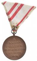 1938. "Felvidéki Emlékérem, II. Rákóczi Ferenc" Br kitüntetés nem hozzávaló mellszalagon T...