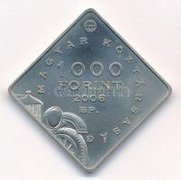 2006. 1000Ft Cu-Ni "Ford T-Modell" kapszulában, az MNB színes tájékoztatójával T:BU
Adamo...
